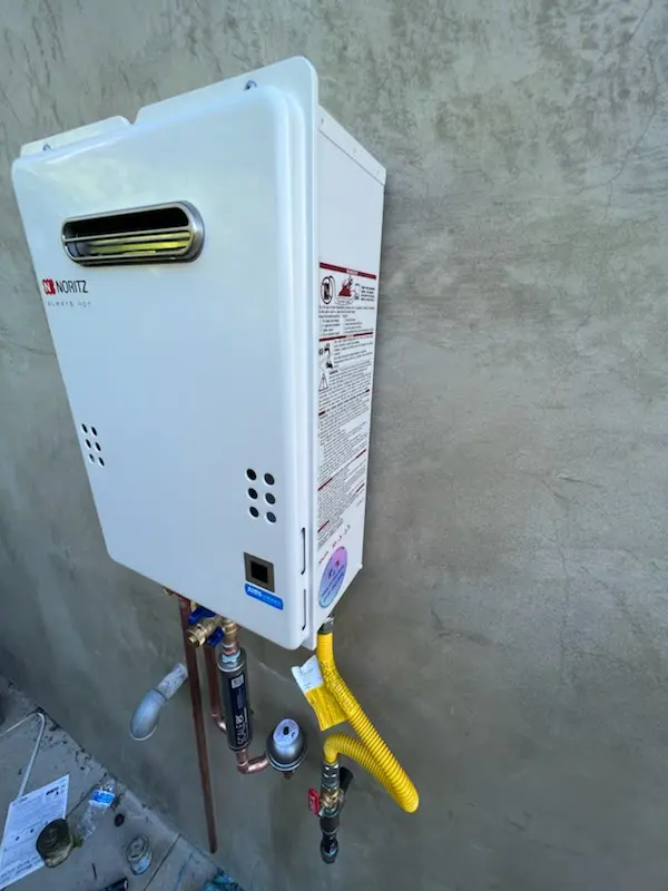 Tankless water heater installation for West Enon Estates homes